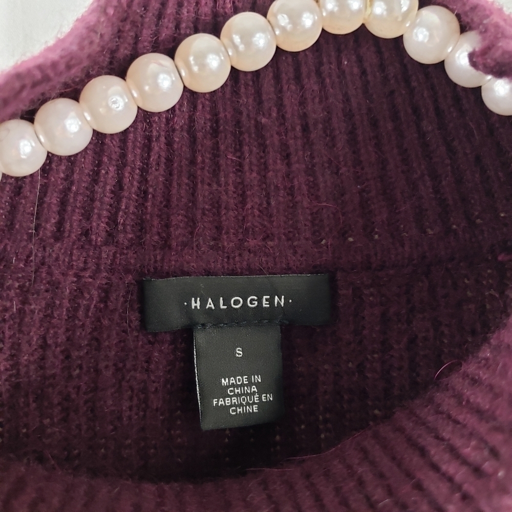Halogen Wool Blend Ribbed Sweater - Picture 5 of 6
